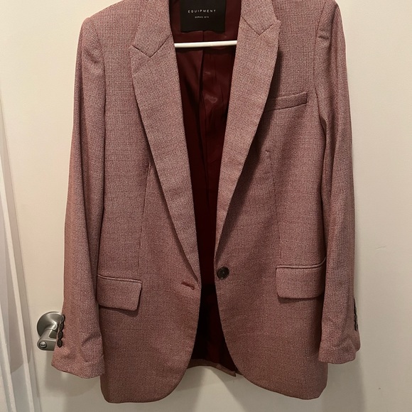 Equipment Jackets & Coats Equipment Blazer Size 8 Poshmark